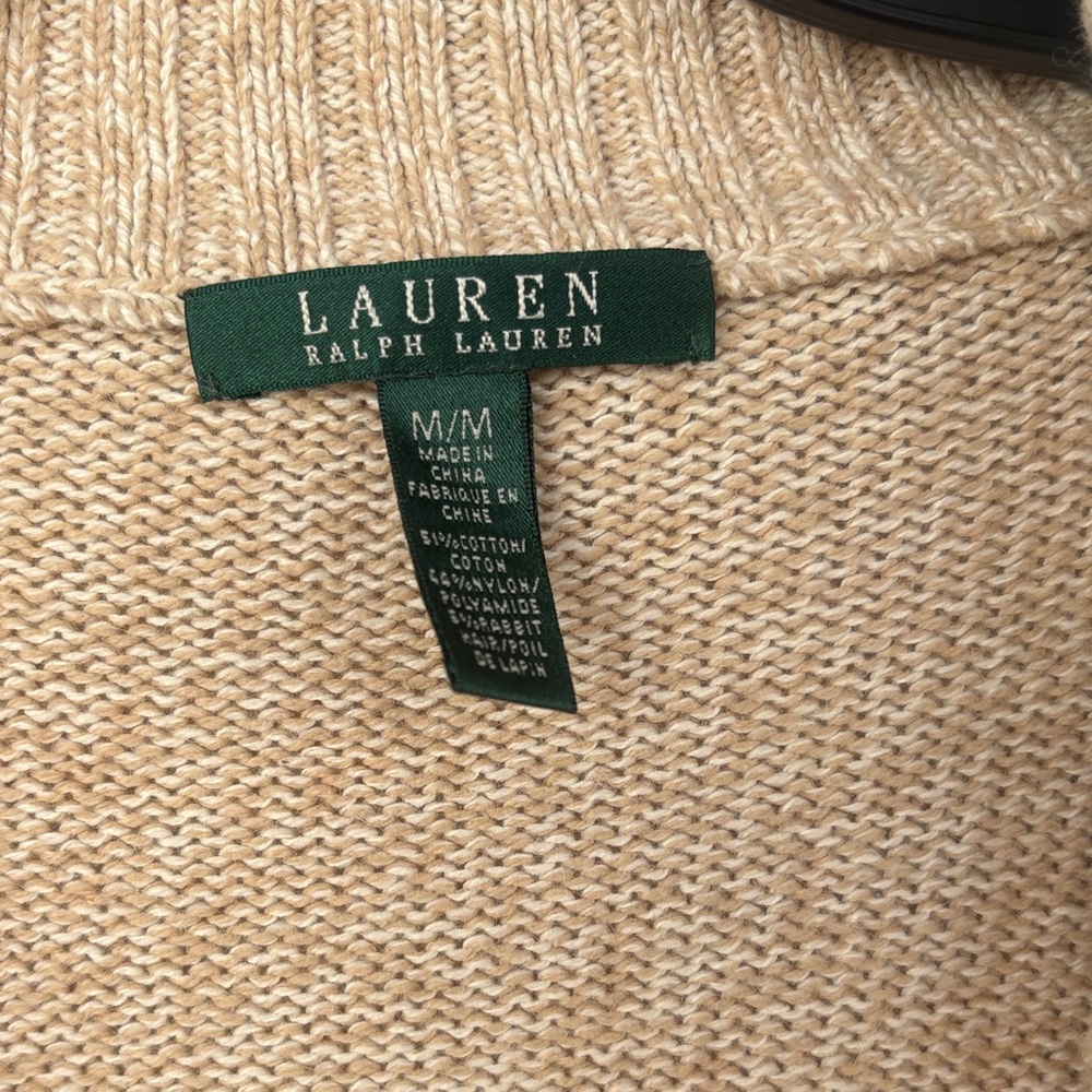 Polo by Ralph Lauren Cream Women's Cardigan - Picture 2 of 4